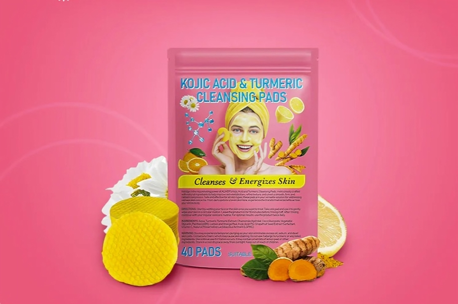 Turmeric Kojic Acid Exfoliating Cleansing Pads